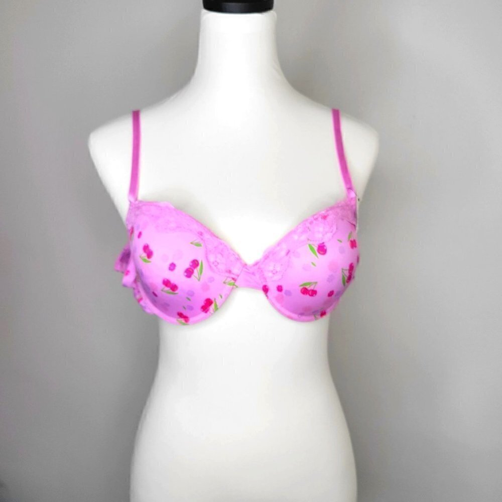 New - Real UnderWear Bra Pretty Purple Size 38B